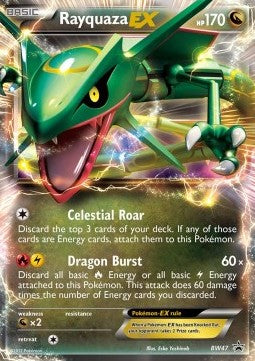 Rayquaza EX BW47 Black Star Promo (Black & White Series)