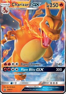 Charizard GX - SM211 Black Star Promo (Sun and Moon Series)