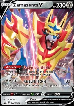 Zamazenta V SWSH019 Black Star Promo (Sword and Shield Series)