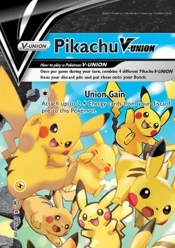 Pikachu V-UNION - SWSH139 Black Star Promo (Sword and Shield Series)