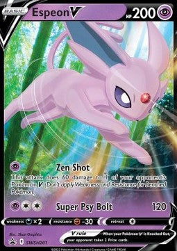 Espeon V SWSH201 Black Star Promo (Sword and Shield Series)