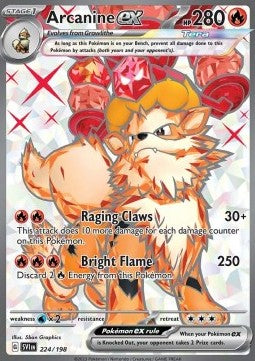 Arcanine ex - 224/198 - Scarlet & Violet Base