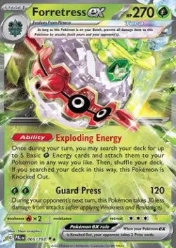 Forretress ex - 005/193 - Paldea Evolved