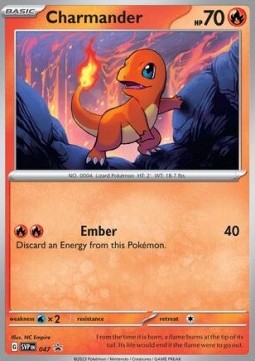 Charmander - SVP047 Black Star Promo (Scarlet and Violet Series)