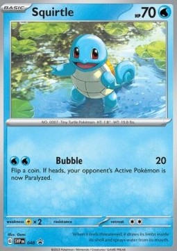 Squirtle - SVP048 Black Star Promo (Scarlet and Violet Series)