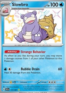 Slowbro - 117/091 - Scarlet & Violet: Paldean Fates