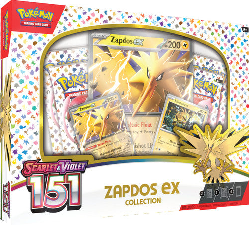 Pokémon 151 Zapdos ex Collection