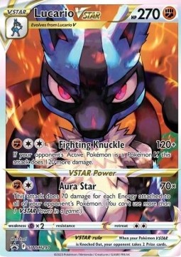 Lucario VSTAR SWSH291 Black Star Promo (Sword and Shield Series)