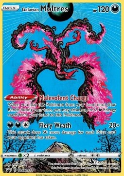 Galarian Moltres SWSH284 Black Star Promo (Sword and Shield Series)